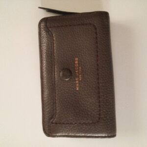Marc Jacobs small Gray Leather Wallet